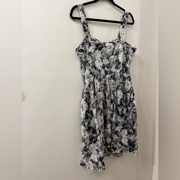 Talbots Black and White Sleeveless Sundress - 14P - New - cotton blend - Picture 7 of 7